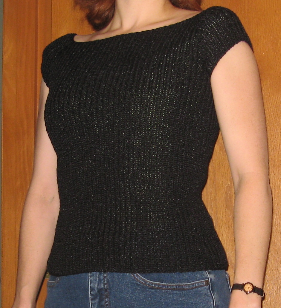 black tee
