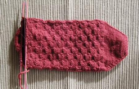 basketweave sock