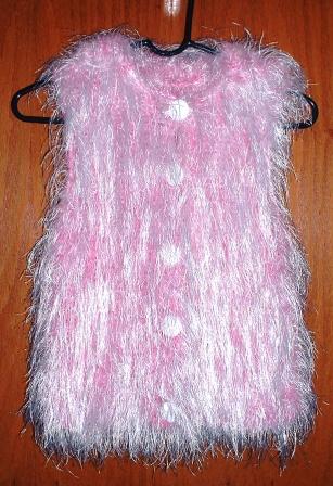 elizabeth's fur vest