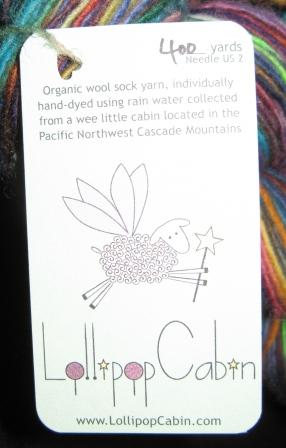 lollipop yarn tag