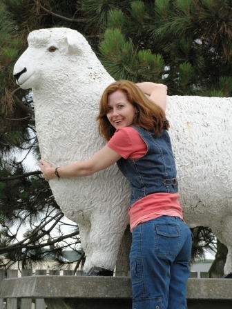 sheep statue