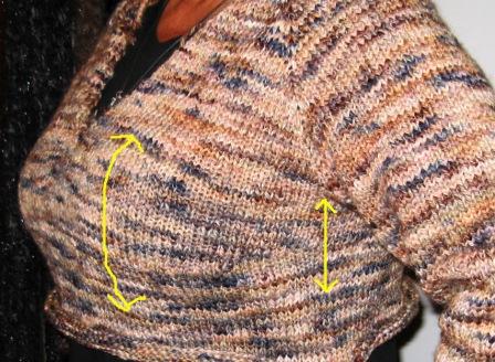 side view with measurements
