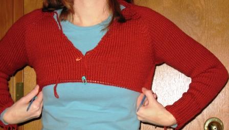 sweater yoke so far