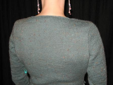 back of sweater